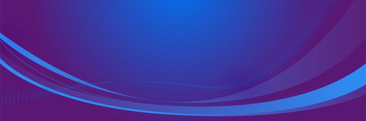 Blue and purple abstract banner background