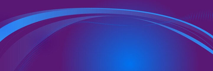 Blue and purple abstract banner background