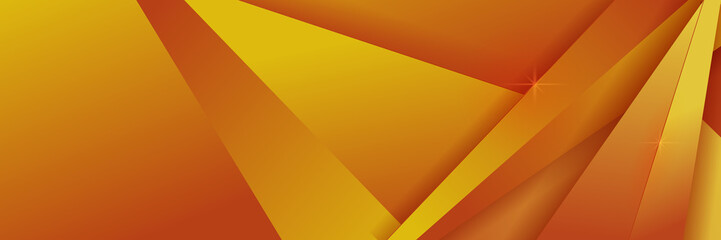 Orange abstract banner background