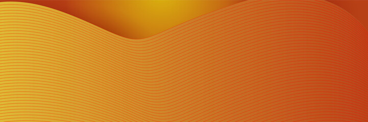 Orange abstract banner background