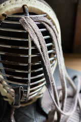 古い剣道の防具