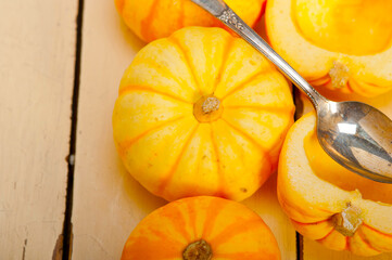 fresh yellow pumpkin