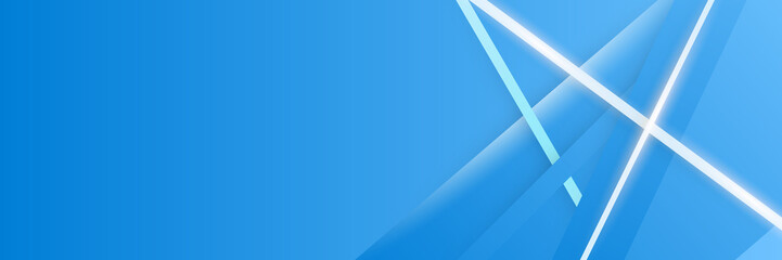 Blue abstract banner background