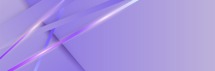 Purple abstract banner background