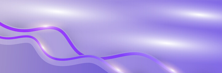 Purple abstract banner background