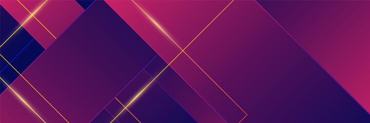 pink and gold purple banner background