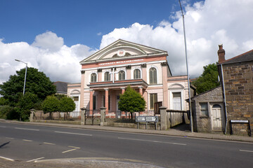 Camborne historic tin mining town Cornwall UK 