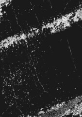 Dust distress grunge abstract background vector. White, grey and black, rough grain dirt texture effect. Ink brush splash pattern, dark old scratch wallpaper. Dirty paint drop backdrop illustration.