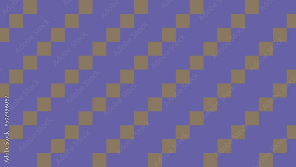 Aufkleber modern animated pattern with geometric tiles. abstract dynamic very peri violet elements in geometri