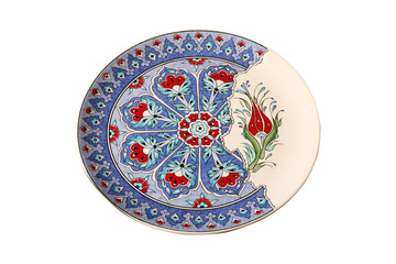 Handmade, authentic gift porcelain plate