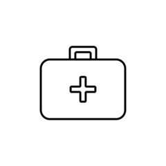 First aid Icon in trendy flat style isolated on grey background. Medical symbol for your web site design, logo, app, UI. Vector illustration, EPS10.