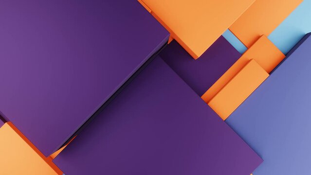 Coloful 4k cubes background animation loop