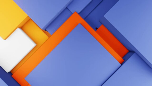 Coloful 4k cubes background animation loop