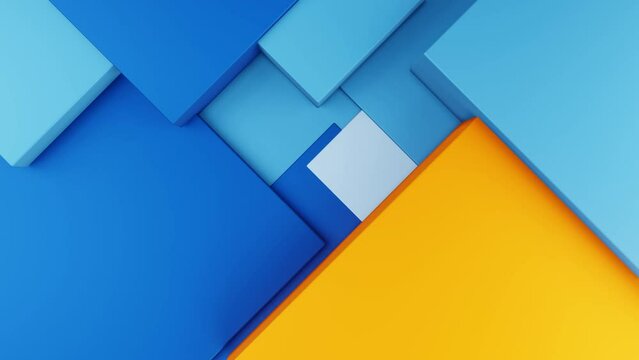 Coloful 4k cubes background animation loop