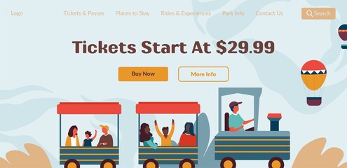 Amusement park entertainment, buy tickets online