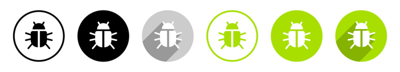 Käfer, Insekt Vektor Icons