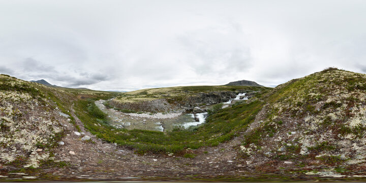 Waterfalls in the Vesle-Ula, close to the 'Peer Gynt-hytta'