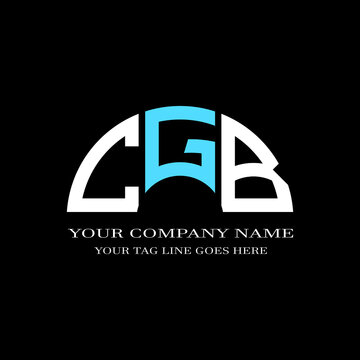CGB letter logo creative design with vector graphic