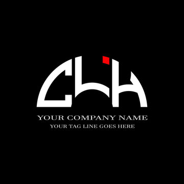 CLH letter logo creative design with vector graphic