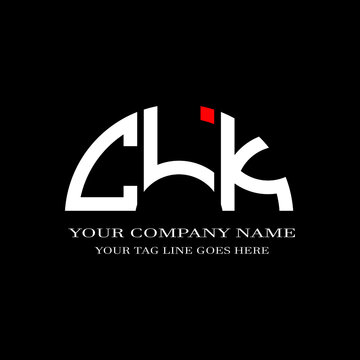CLK letter logo creative design with vector graphic