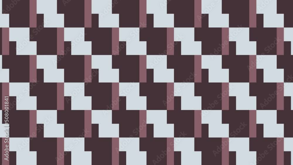 Poster modern seamless loop animated pattern with multicolor geometric shapes. trendy motion graphic backgr