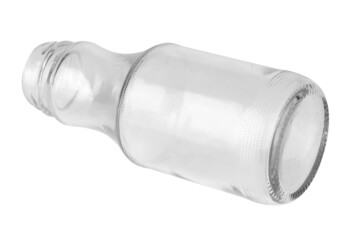 glass bottle  isolated on white background