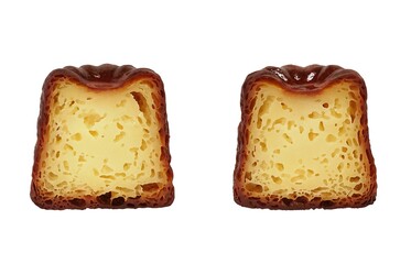 カヌレ ケーキ イラスト リアル 断面