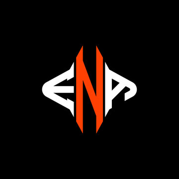 ENA letter logo creative design with vector graphic