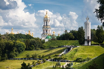 Fototapeta na wymiar Orthodox church Kiev-Pechersk Lavra. Kiev, Ukraine
