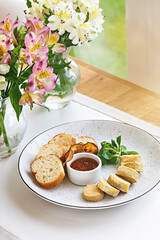 breakfast on the table