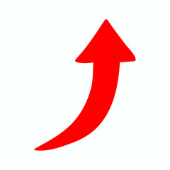 Red arrow icon vector EPS- 10