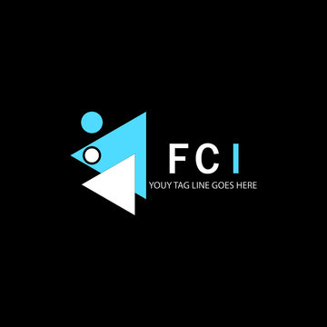 FCI letter logo creative design with vector graphic