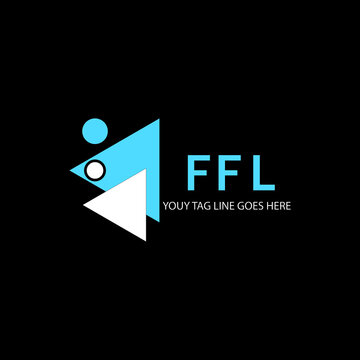 FFL letter logo creative design with vector graphic