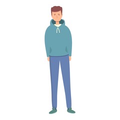 Sport sweatshirt icon cartoon vector. Gym hoodie. Active fitness