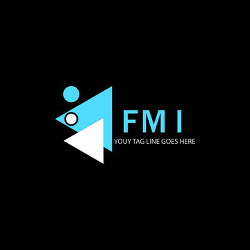 FMI letter logo creative design with vector graphic