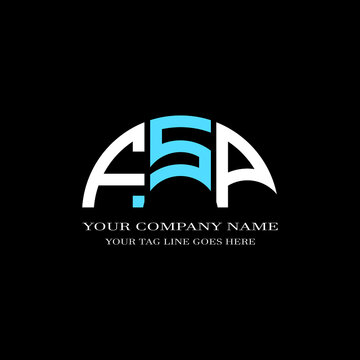 FSP letter logo creative design with vector graphic