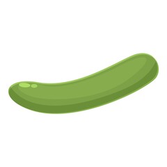 Cucumber lutein icon cartoon vector. Dietary food. Herbal care