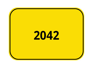 Ortseingangsschild - 2042