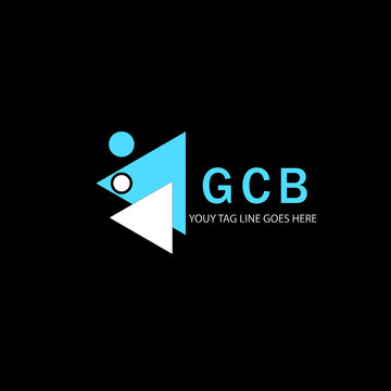 GCB letter logo creative design with vector graphic