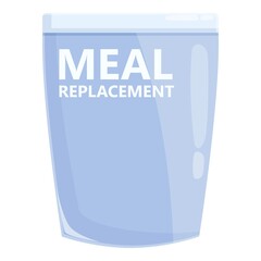 Meal replacement icon cartoon vector. Vegan syrup. Alternative artificial