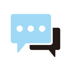 chat vector icon illustration symbol