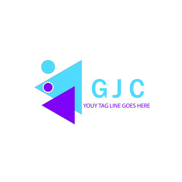 GJC letter logo creative design with vector graphic