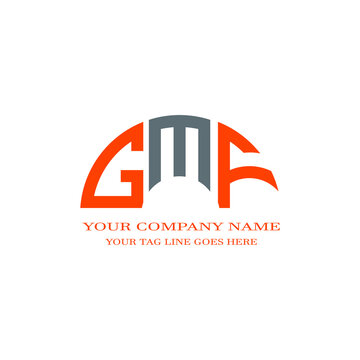 GMF letter logo creative design with vector graphic