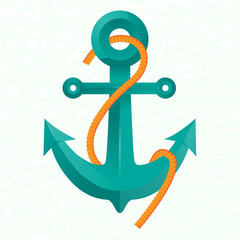 Anchor. Vector cartoon Illustration. Cartoon anchor Images