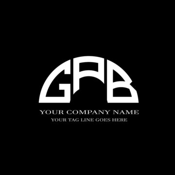 GPB letter logo creative design with vector graphic