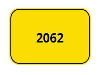 Ortseingangsschild Jahr -2062