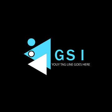 GSI letter logo creative design with vector graphic