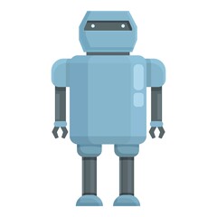 Child robot icon cartoon vector. Cute toy. Computer science