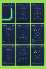 Vector graphics infographics with mobile phone. Template for creating mobile applications, workflow layout, diagram, banner, web design, business reports