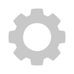 Gear Construction Tool Icon. Vector illustration